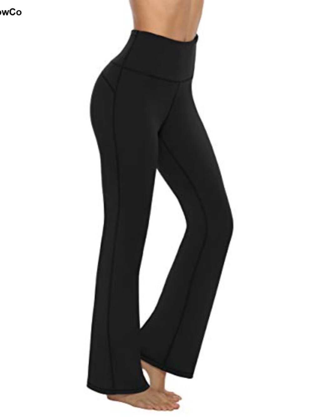 Bootcut Yoga Pants High Waist Tummy Control Workout Leggings with Pockets